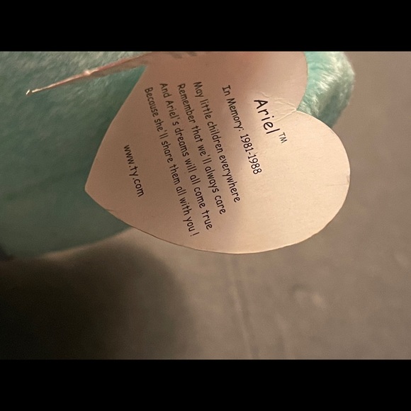 Ty Beanie Babies Ariel one big and one small - Picture 5 of 6